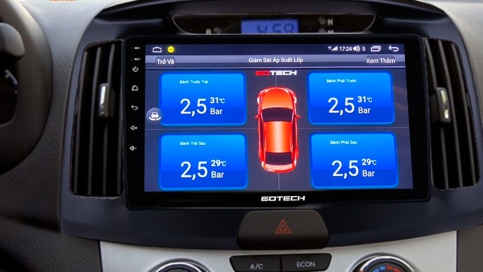 Màn hình DVD Android xe Hyundai Elantra 2007 - 2010 | Gotech GT6 New